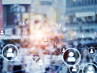People in surveys abstract image